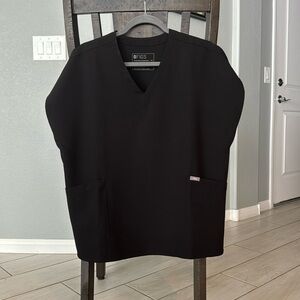 Figs Black Women's Scrub Set (xs/xs tall)